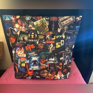 Horror Movie Collage Tote Bag